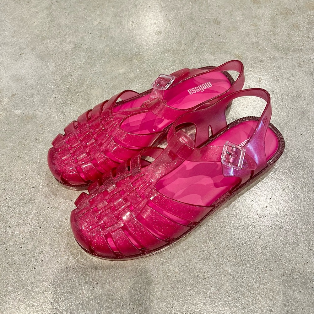 Melissa Vibrant Pink Jelly Shoes